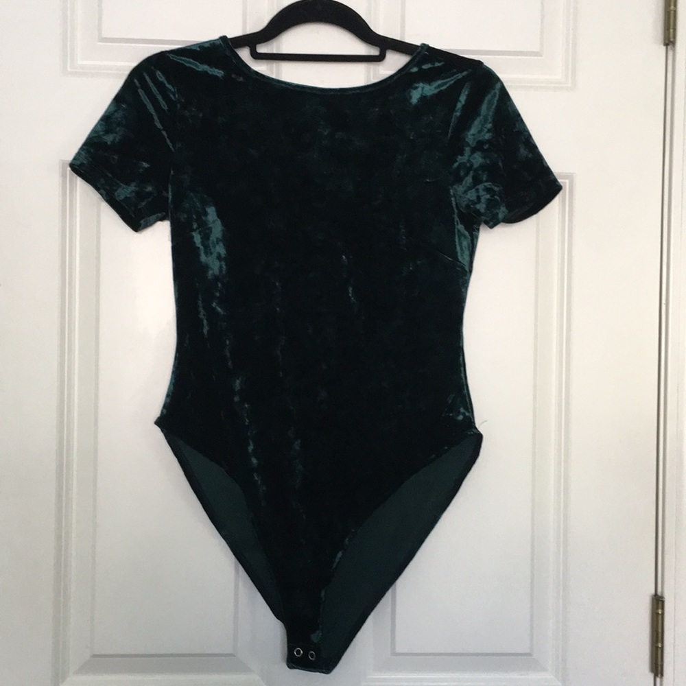 Forever 21 Velvet Bodysuit